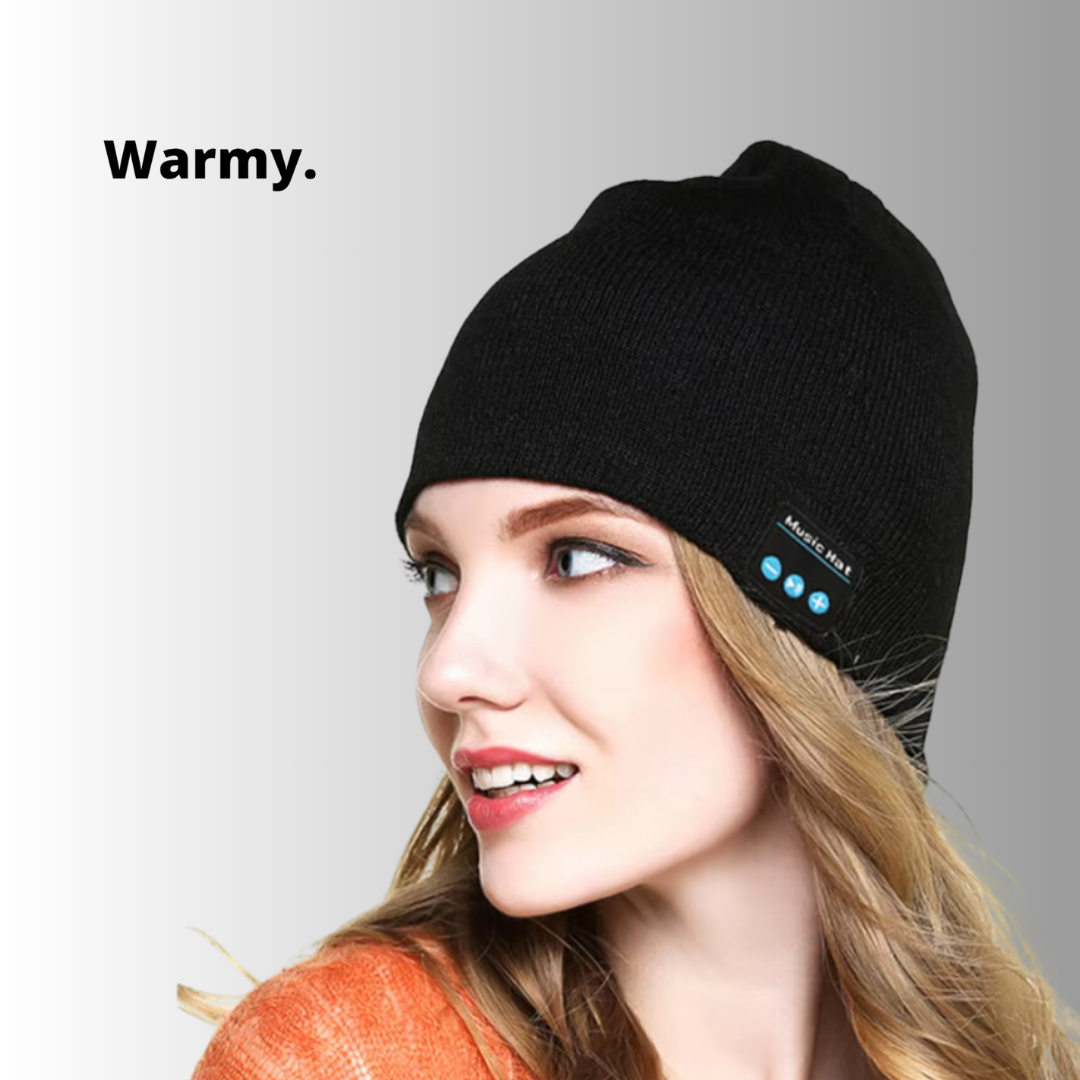 Heating beanie™ - כובע צמר עם אוזניות מובנות