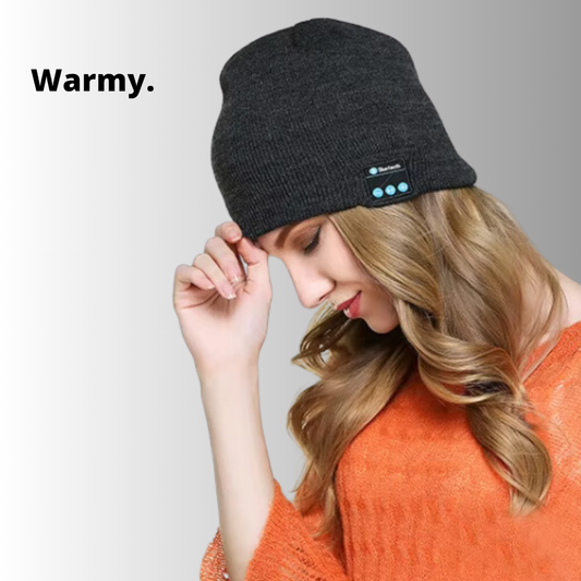 Heating beanie™ - כובע צמר עם אוזניות מובנות