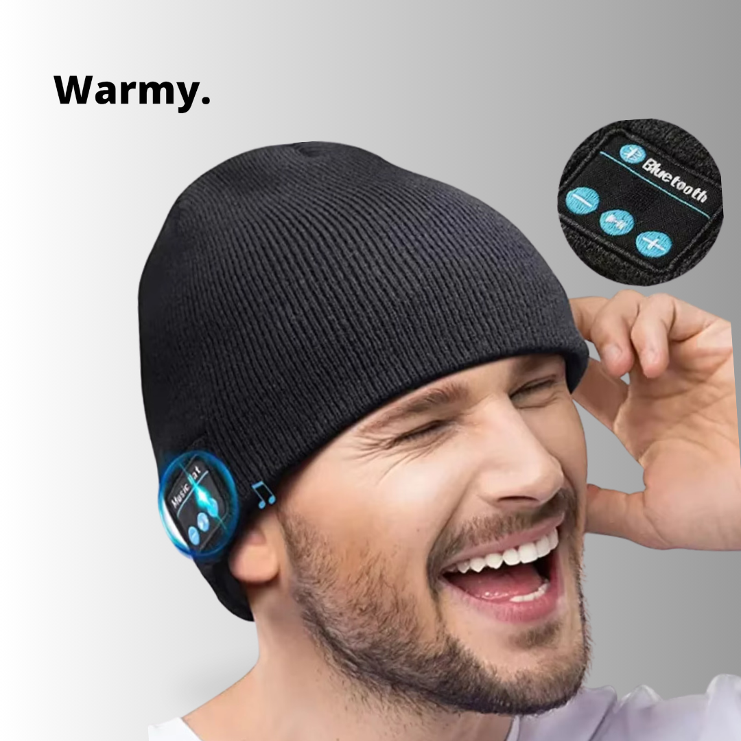 Heating beanie™ - כובע צמר עם אוזניות מובנות